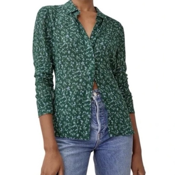 Reformation floral button down top - Picture 2 of 8